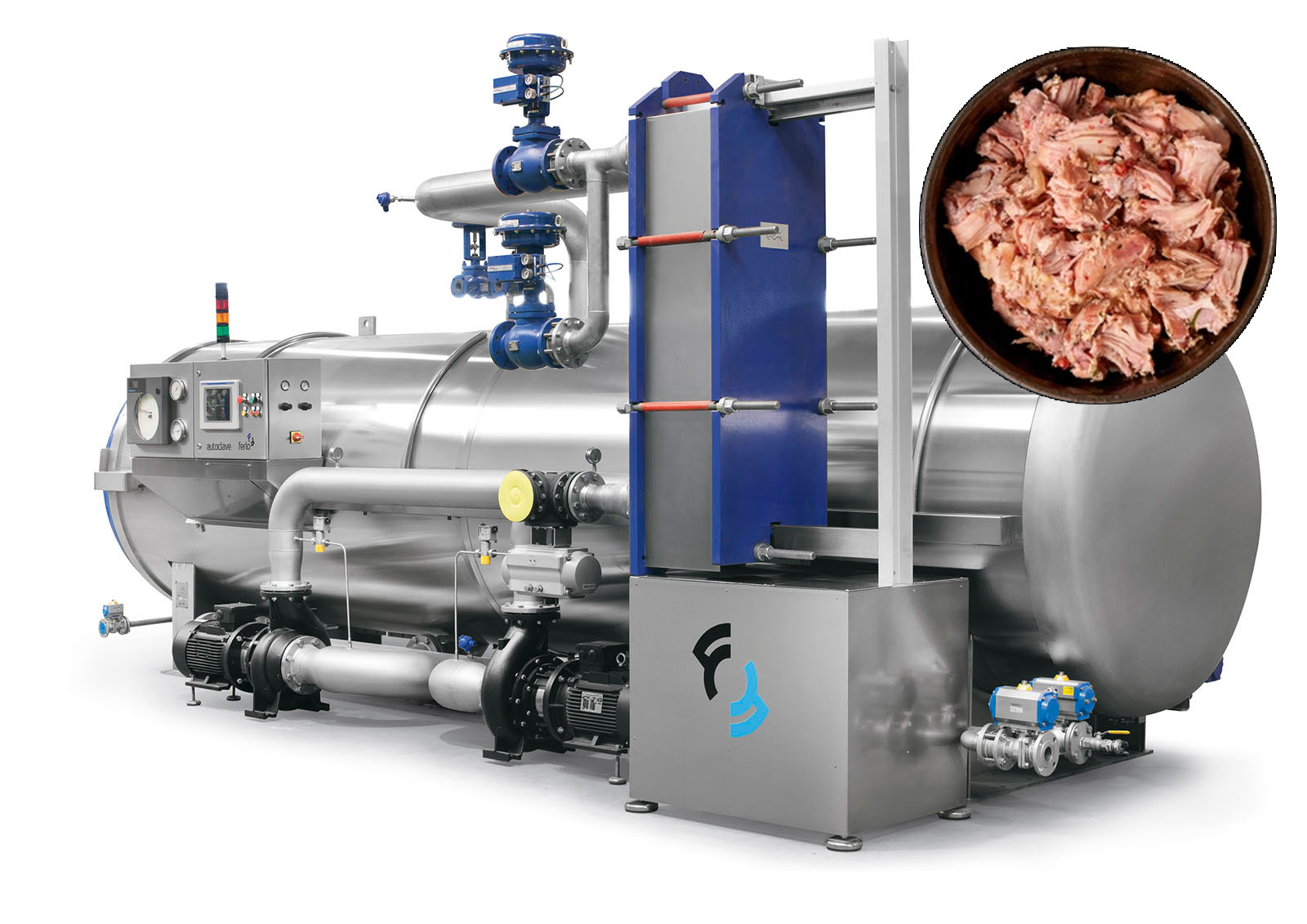 Автоклав Ferlo для м'ясних консервів і продуктів. Ferlo Україна Київ